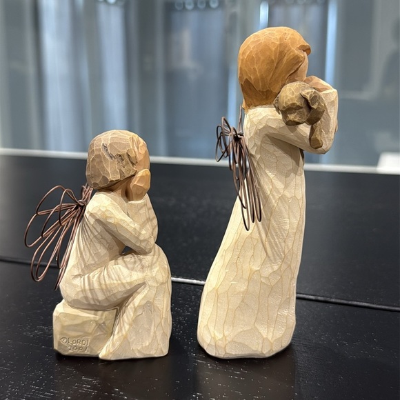 Willow Tree by Susan Lordi Angel of Caring & Angel of Friendship Statue Figurine - Picture 5 of 9